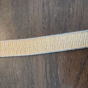 Speidel 10K Gf Gold and Silver Textured Watch Bracelet